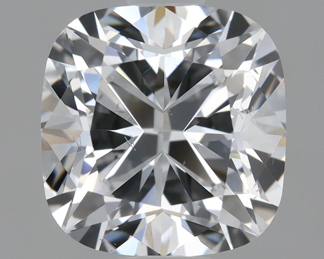 2 ct lab-grown Cushion brilliant Diamond