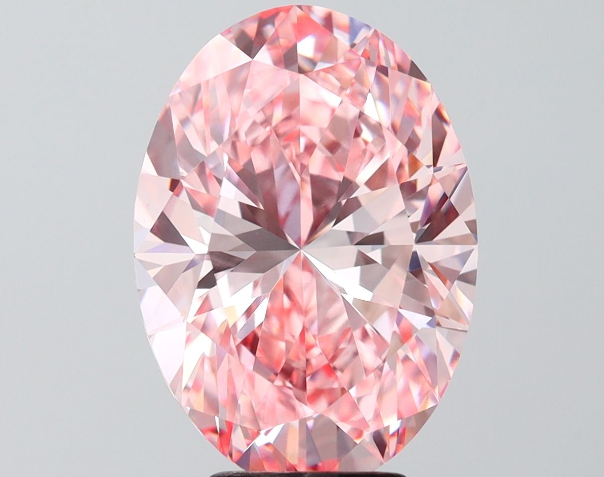 6.10 ct. oval Lab Grown Diamond front image