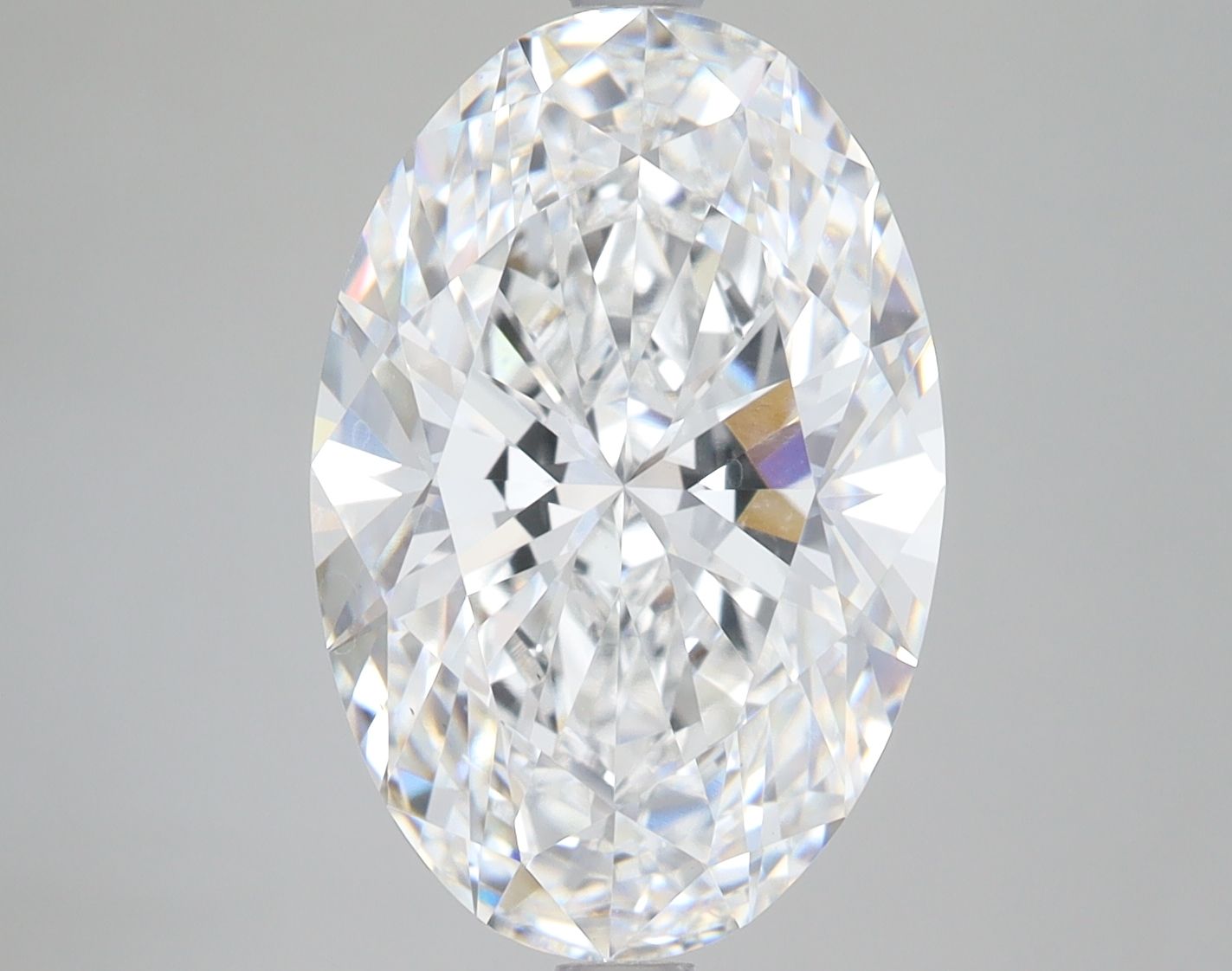 6.09 ct. oval Lab Grown Diamond front image