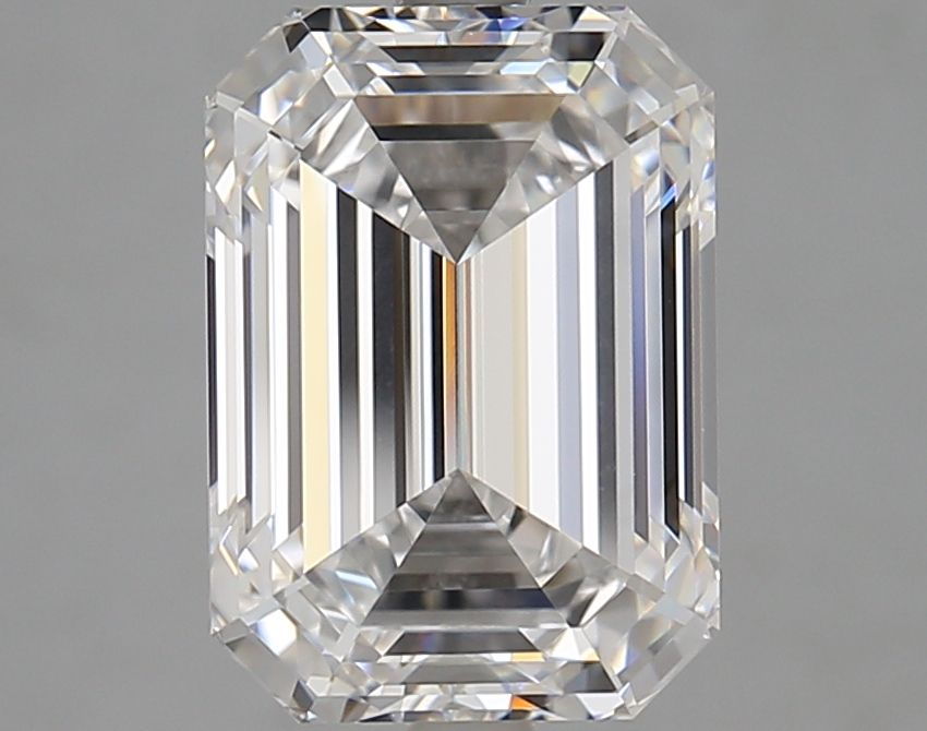 Diamant Émeraude 4.14 ct - Couleur D - Pureté VVS1