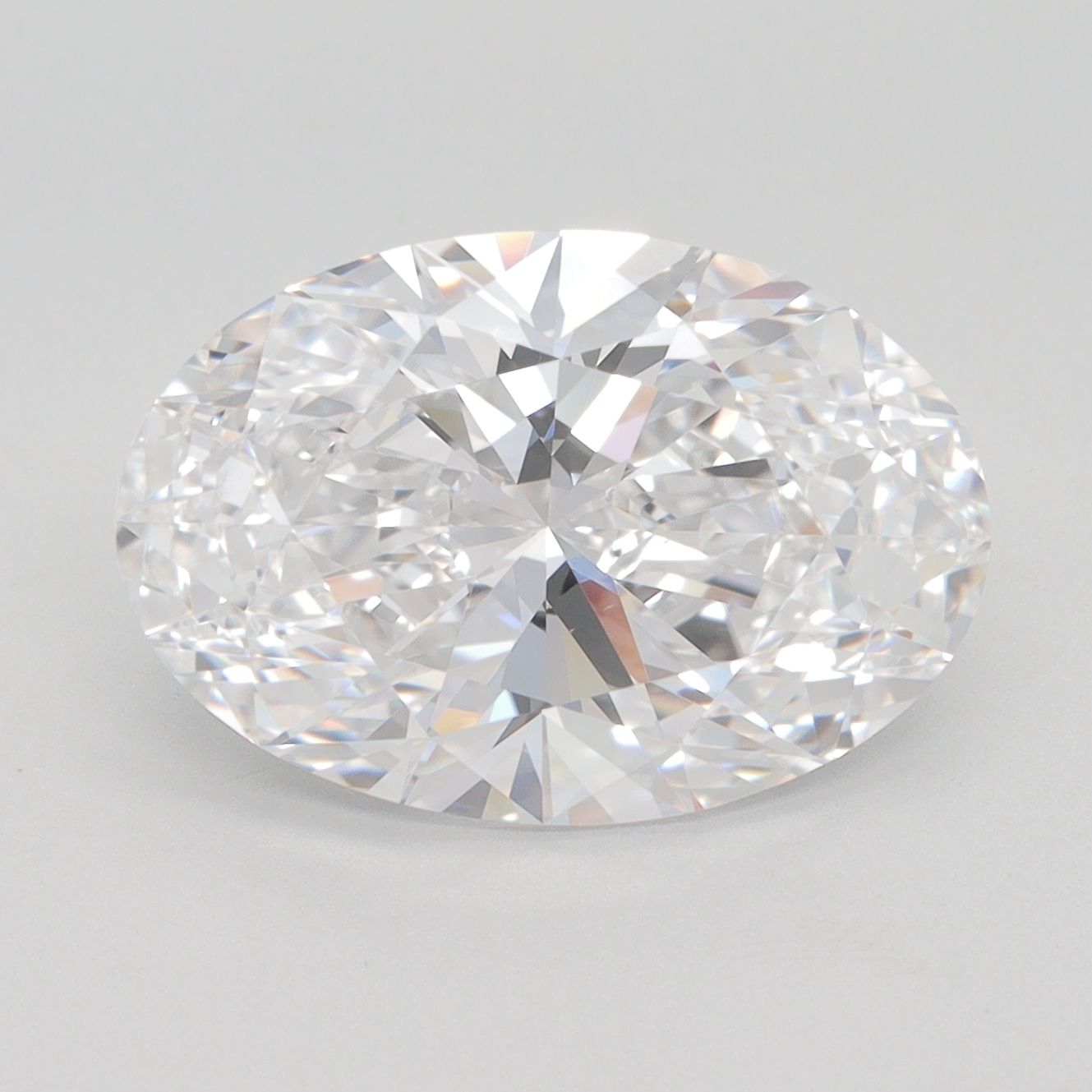 5.01 ct. oval Lab Grown Diamond front image