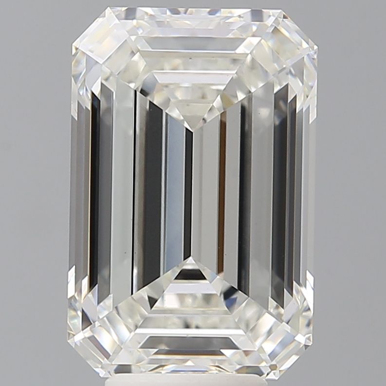 7.04 ct. emerald Lab Grown Diamond front image