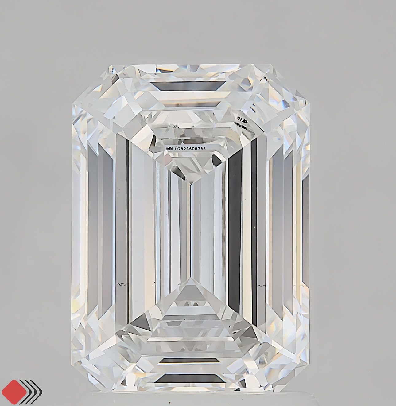 2.05 ct. emerald Lab Grown Diamond front image