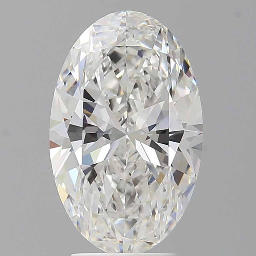 4.10 ct. oval Lab Grown Diamond front image