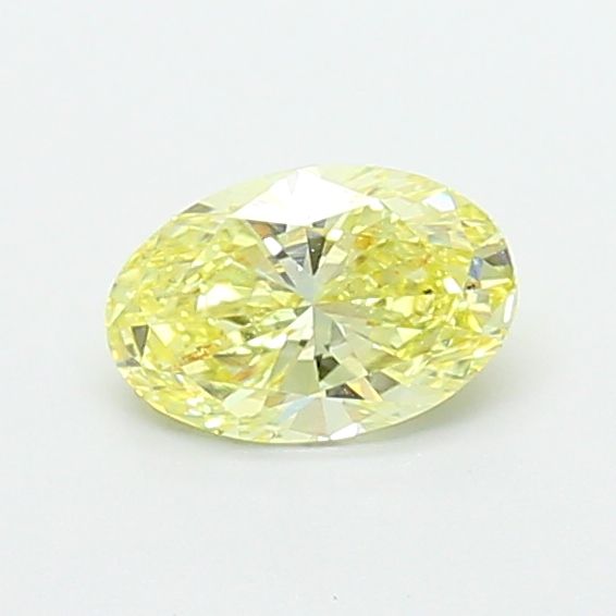 0.71 CT Fancy Intense Yellow OVAL