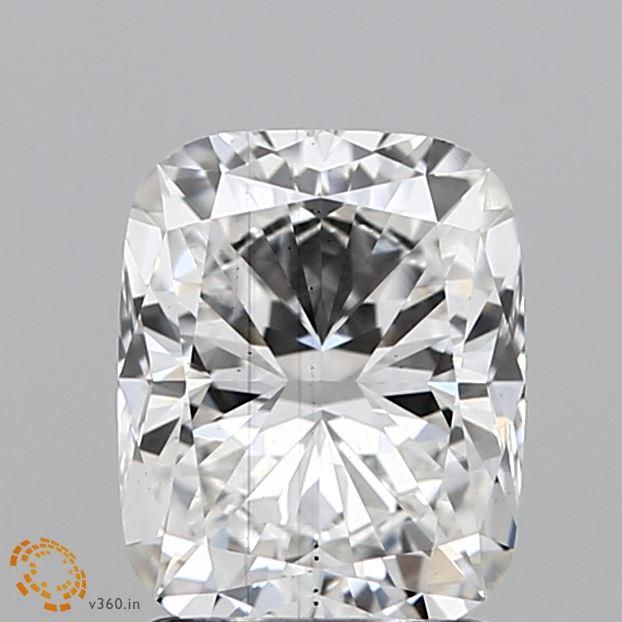 1.58 ct lab-grown Cushion brilliant Diamond