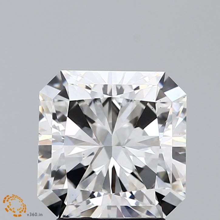 2.82 ct lab-grown Square radiant Diamond