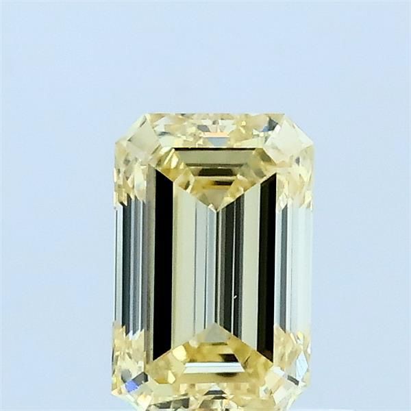 0.71 CT Fancy Yellow EMERALD