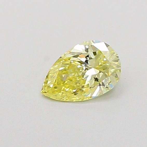 0.42 CT Fancy Intense Yellow PEAR