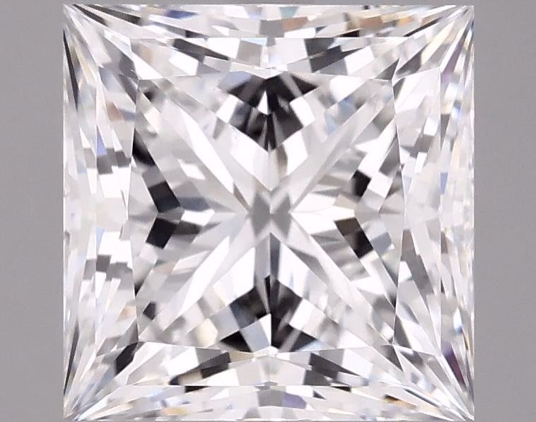 4.14 ct. princess Lab Grown Diamond front image
