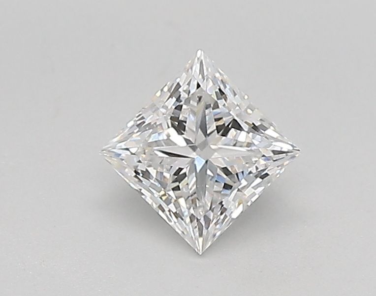0.66 ct lab-grown Princess Diamond