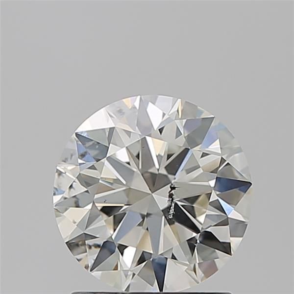 Diamant Rond 1.51 ct - Couleur J - Pureté SI2