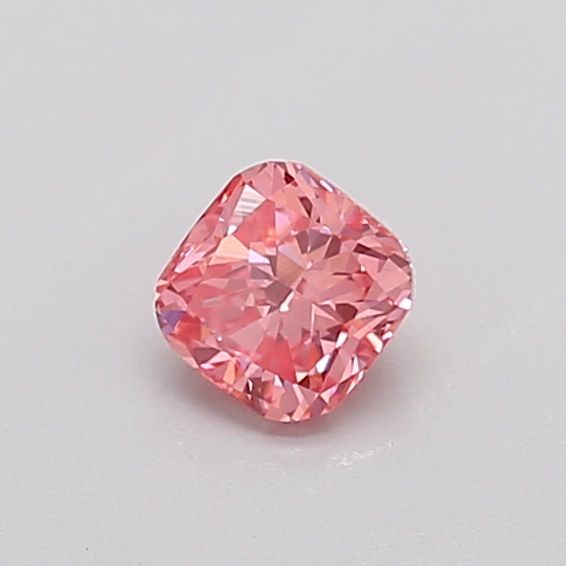 0.3 CT Fancy Vivid Pink CUSHION MODIFIED