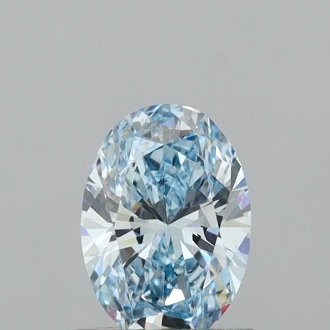 1.04 CT Fancy Intense Blue OVAL