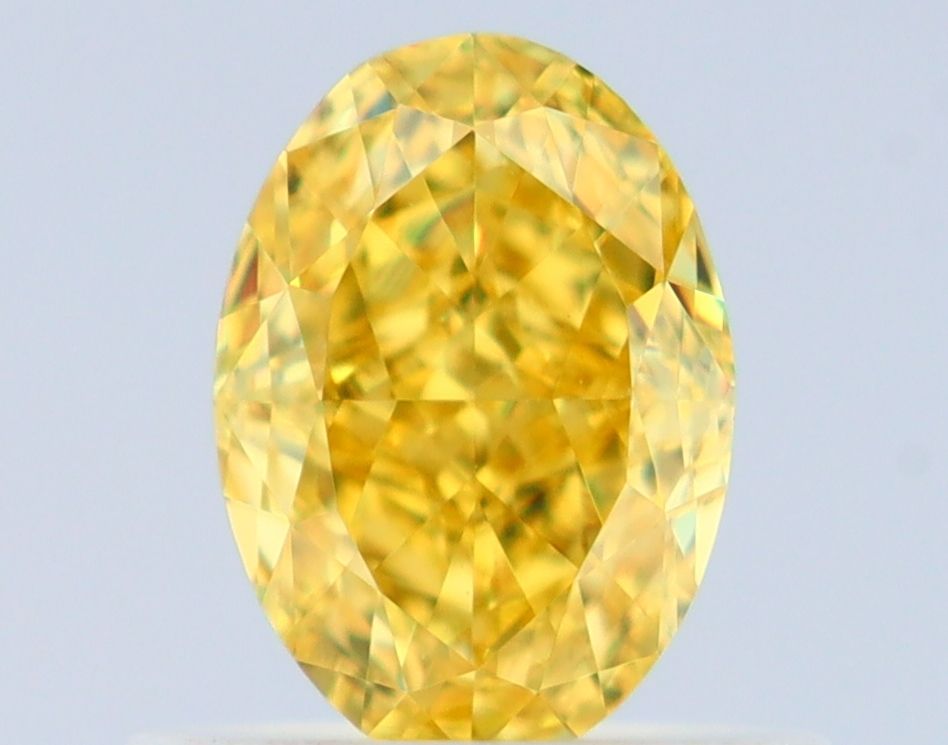 Diament 0.64 ct Fancy Vivid Yellow/VVS2