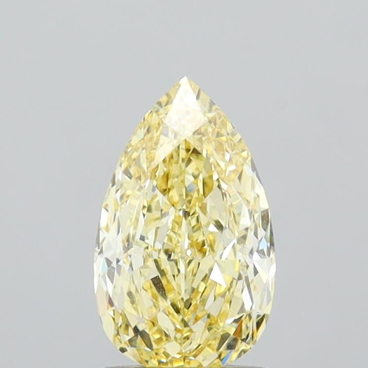 1.51 CT Fancy Yellow PEAR