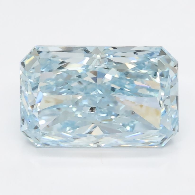 2.19 CT Fancy Intense Greenish Blue RADIANT