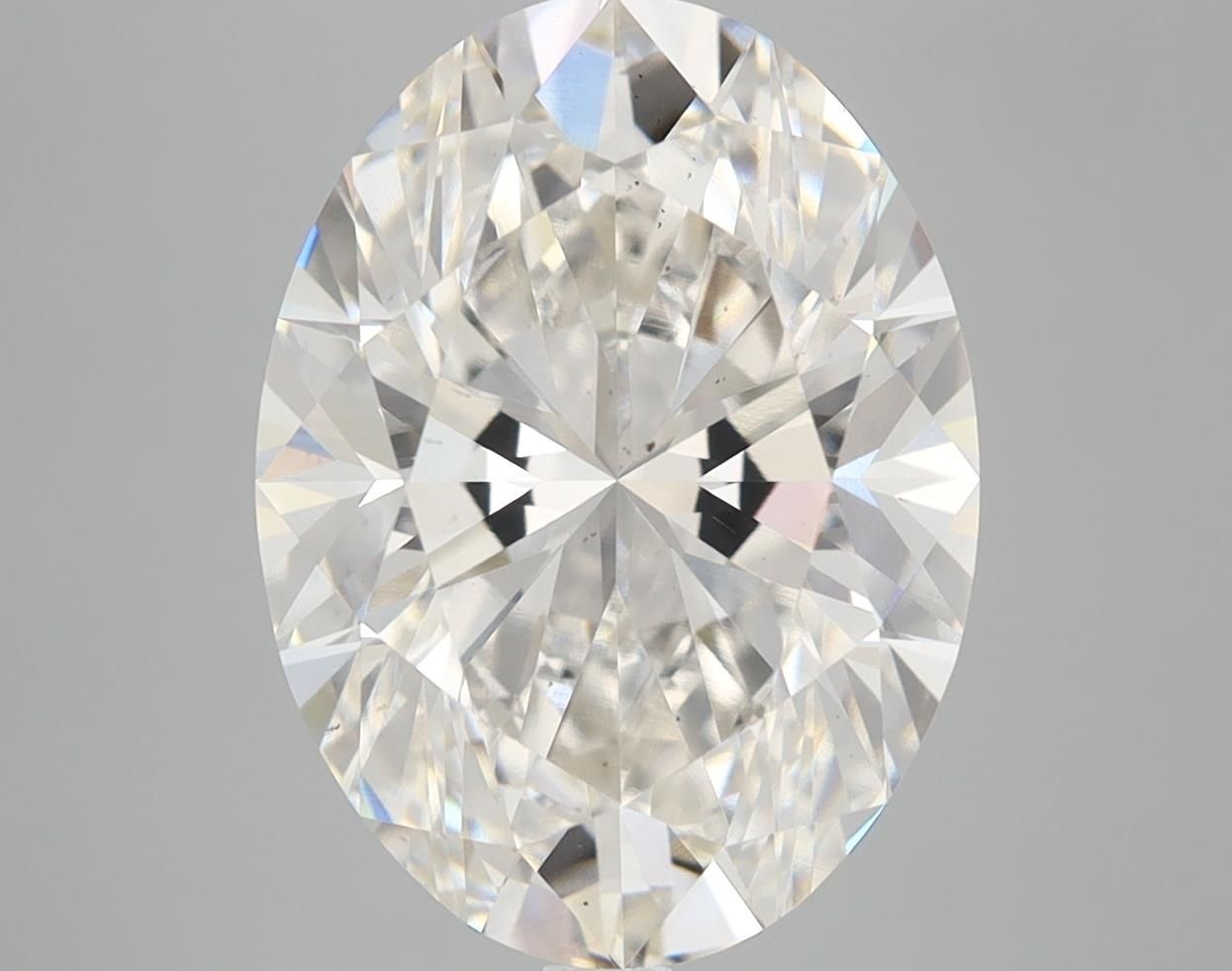 6.04 ct. oval Lab Grown Diamond front image