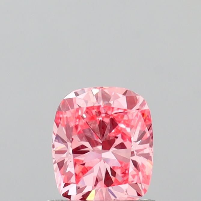 0.94 CT Fancy Vivid Pink CUSHION MODIFIED