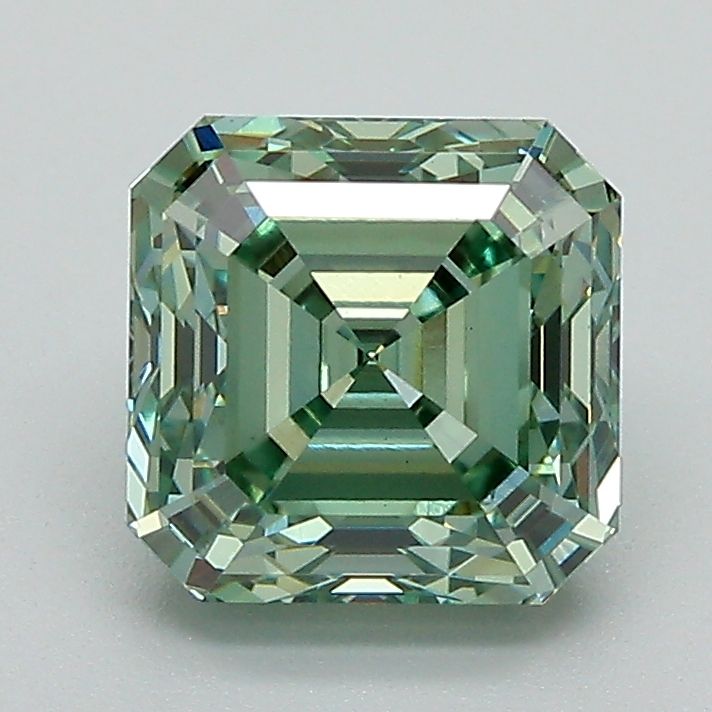 2.18 ct Square Emerald diamond