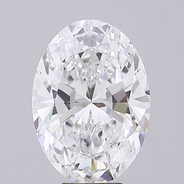 7.04 ct. oval Lab Grown Diamond front image