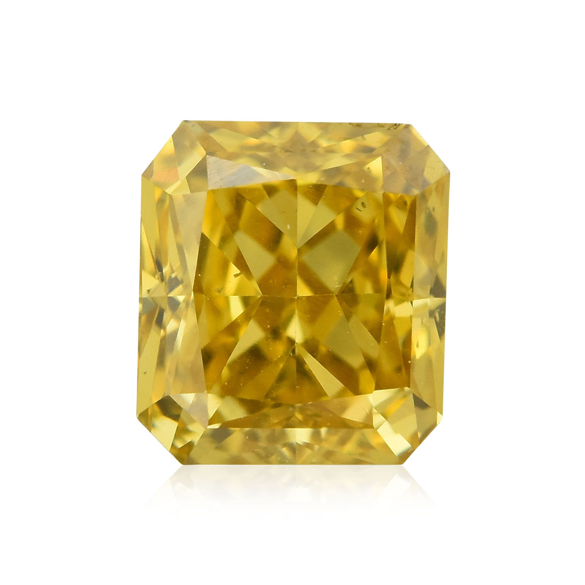 Diament 0.5 ct Fancy Deep Brownish Orangey Yellow/SI1