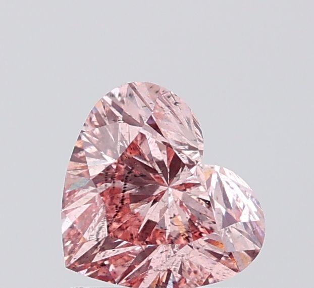 1.07 CT Fancy Intense Pink HEART