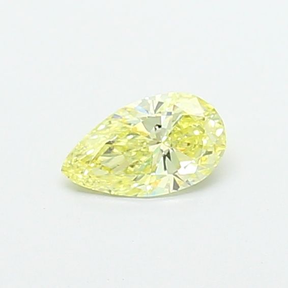 0.38 CT Fancy Yellow PEAR