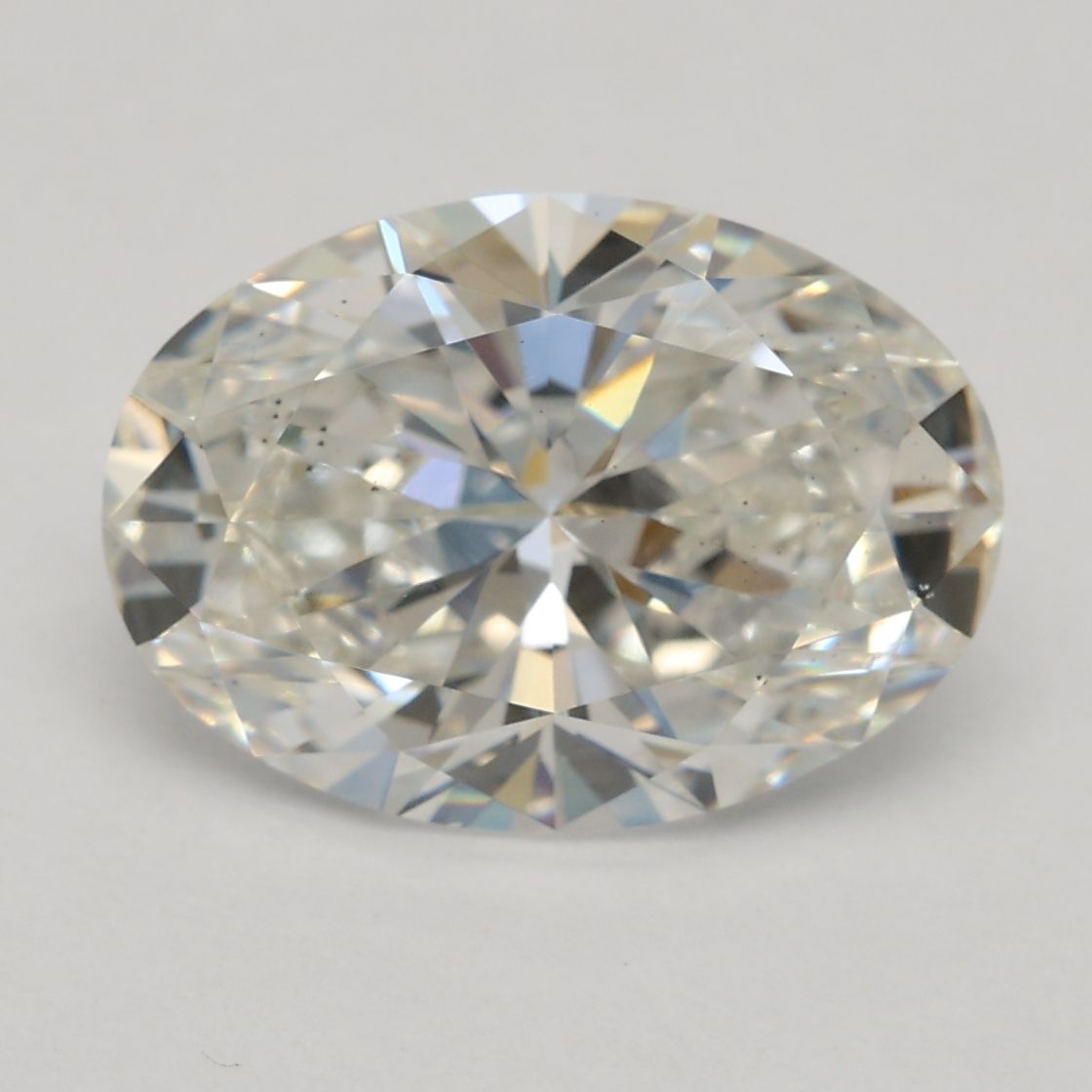 2.70 ct. oval Lab Grown Diamond front image