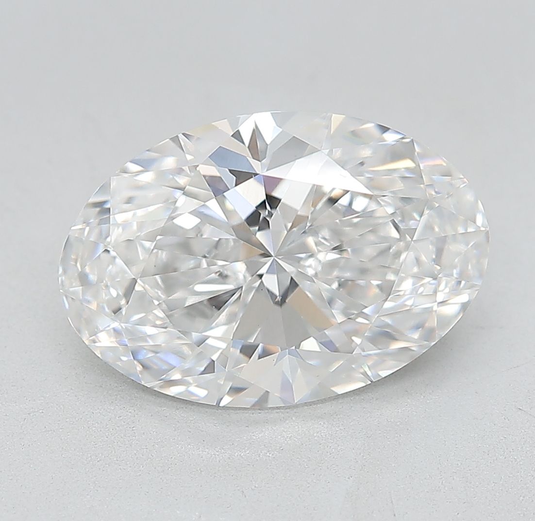 3.25 ct. oval Lab Grown Diamond front image