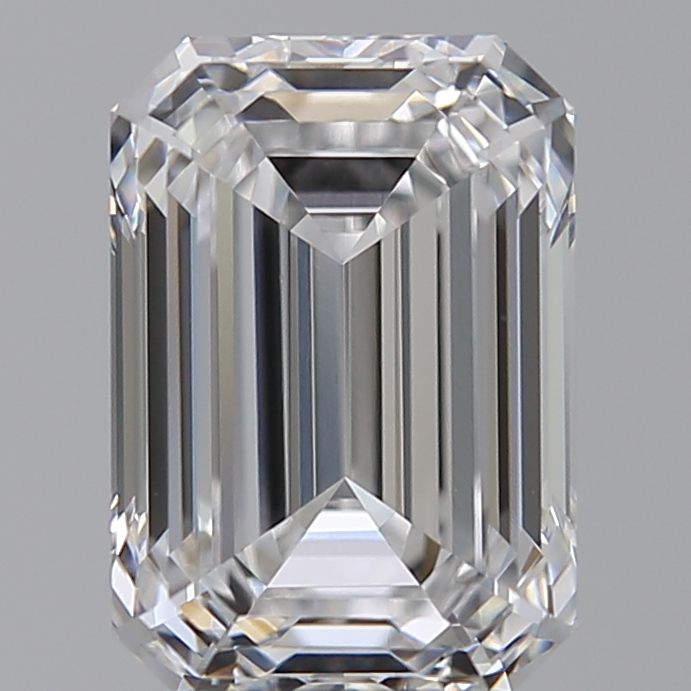 Diamant Émeraude 3.08 ct - Couleur D - Pureté VVS1