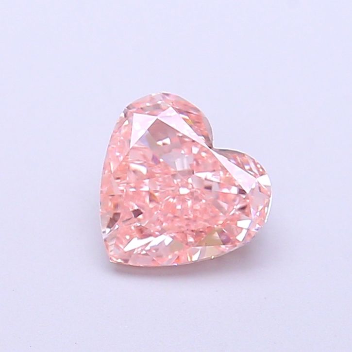 0.97 CT Fancy Intense Pink HEART