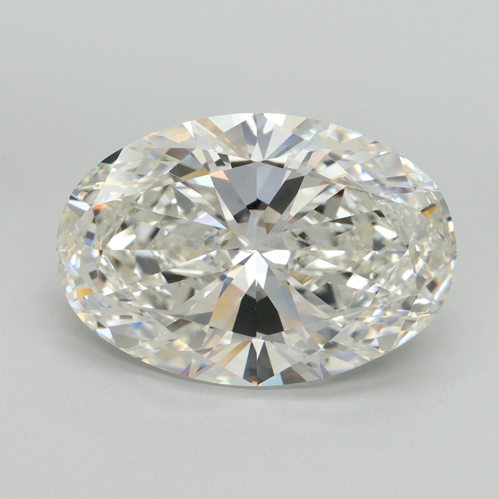 11.12 ct. oval Lab Grown Diamond front image