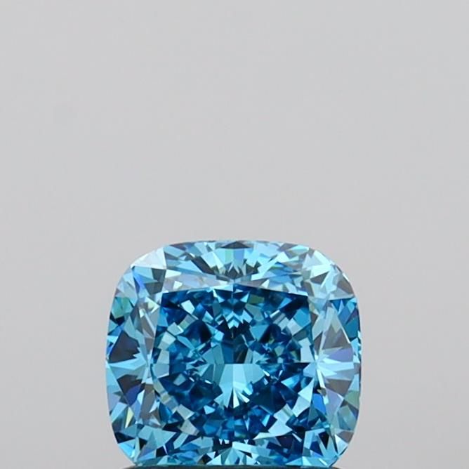 1.02 CT Fancy Vivid Blue CUSHION MODIFIED