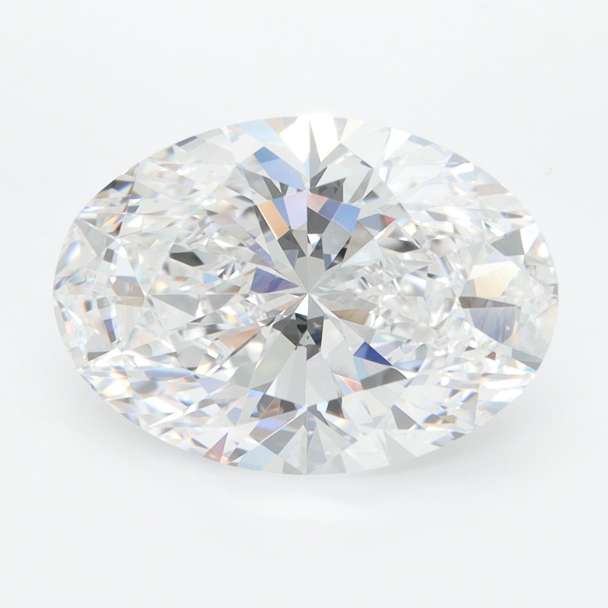5.63 ct. oval Lab Grown Diamond front image
