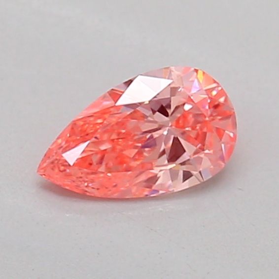 0.22 CT Fancy Vivid Pink PEAR