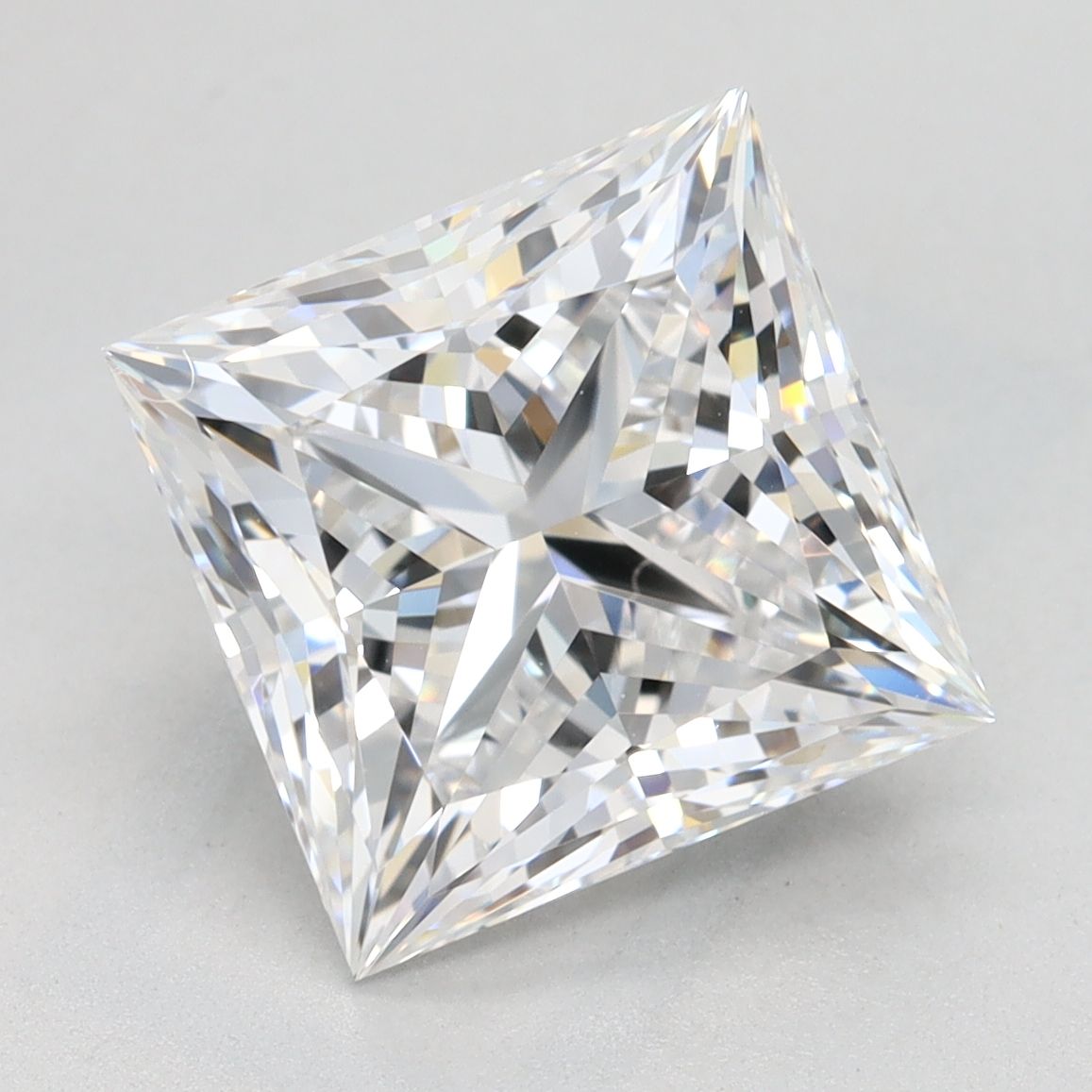 4.10 ct. princess Lab Grown Diamond front image