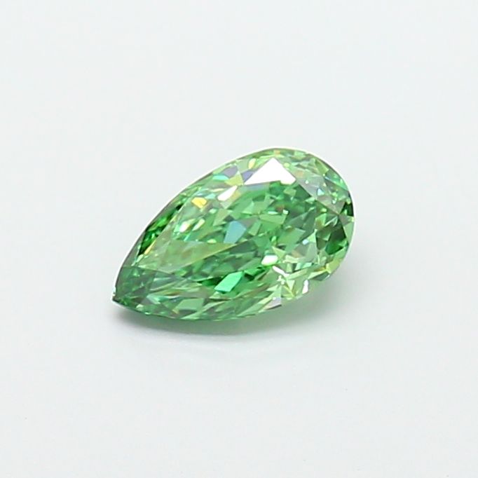 1.05 CT Fancy Vivid Green PEAR