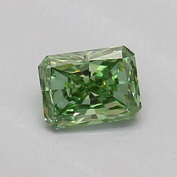 0.21 CT Fancy Vivid Green RADIANT