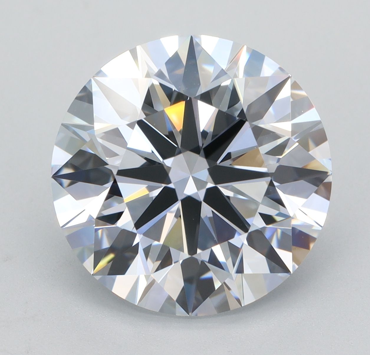 Diamant Rond 5.02 ct - Couleur F - Pureté VVS2