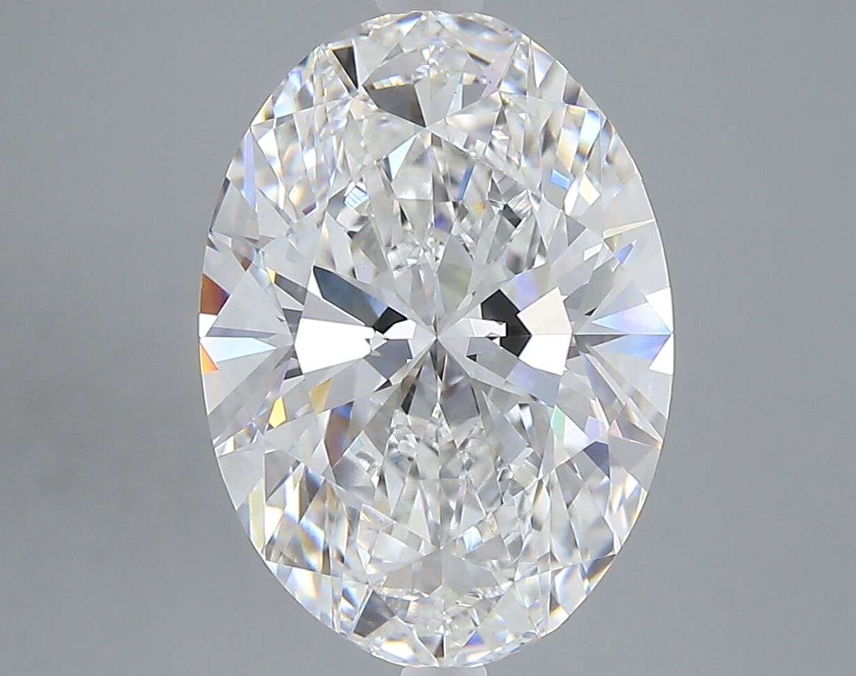 5.24 ct. oval Lab Grown Diamond front image