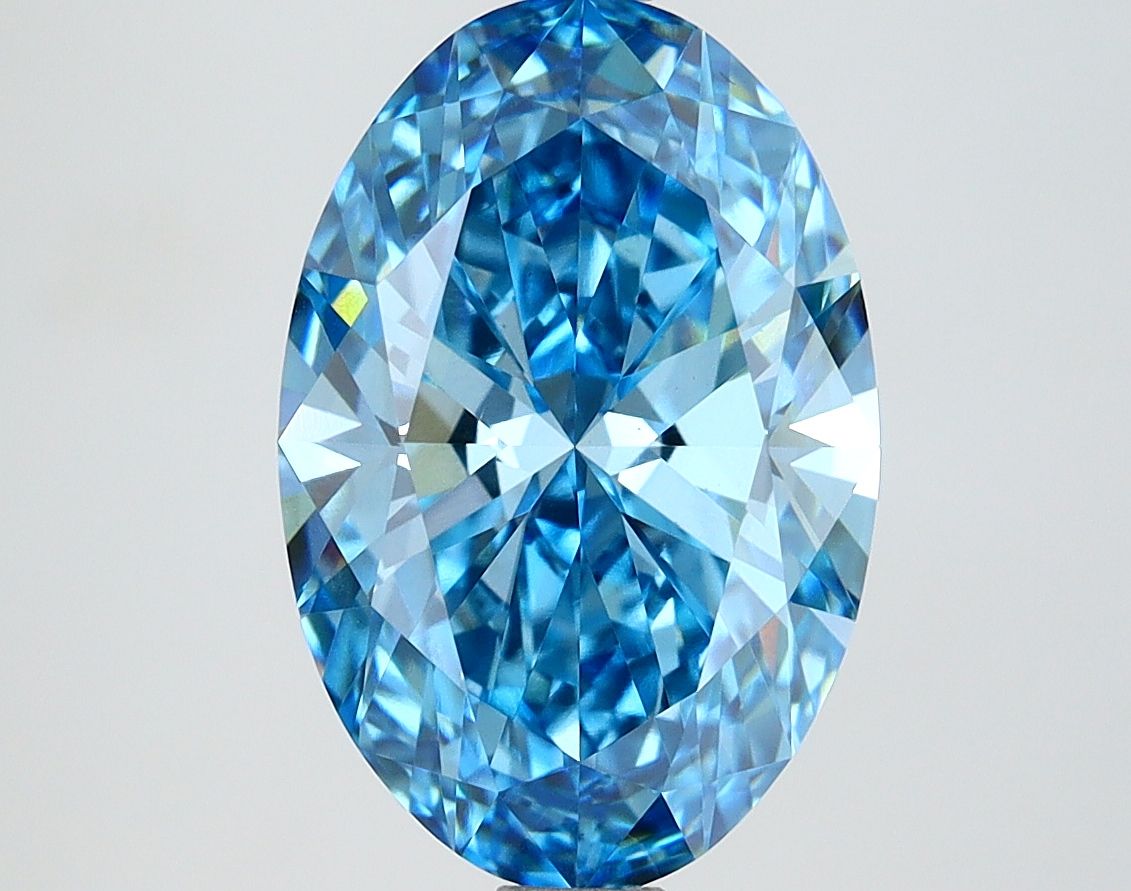 3.14 ct. oval Lab Grown Diamond front image