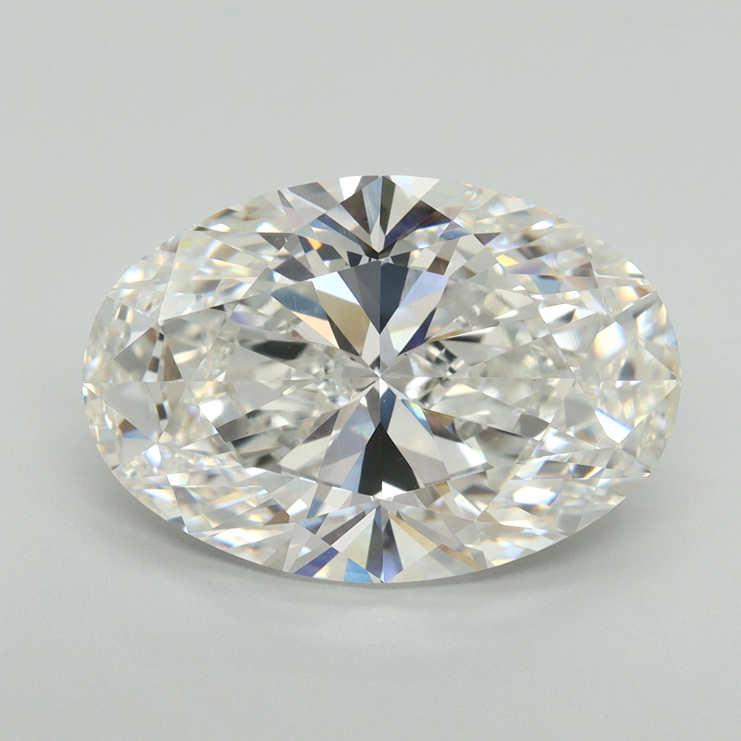 7.10 ct. oval Lab Grown Diamond front image