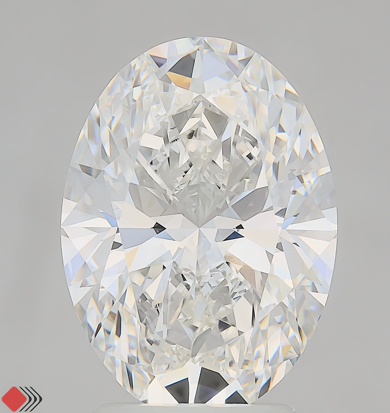 3.06 ct. oval Lab Grown Diamond front image