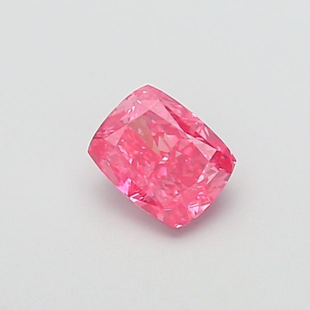 1.07 CT Fancy Vivid Pink CUSHION MODIFIED