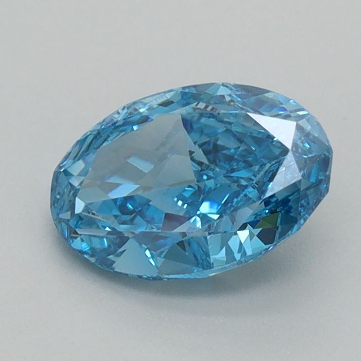 1.05 CT Fancy Vivid Blue OVAL