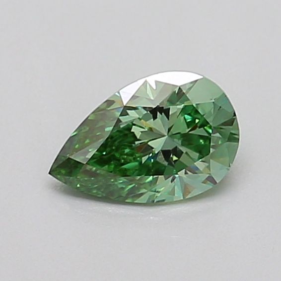 0.43 CT Fancy Vivid Green PEAR