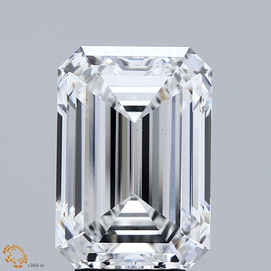 5.08 ct. emerald Lab Grown Diamond front image