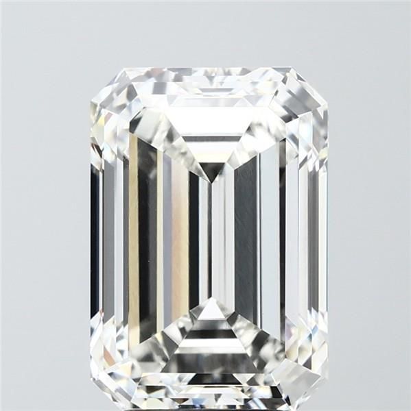 6.03 ct. emerald Lab Grown Diamond front image