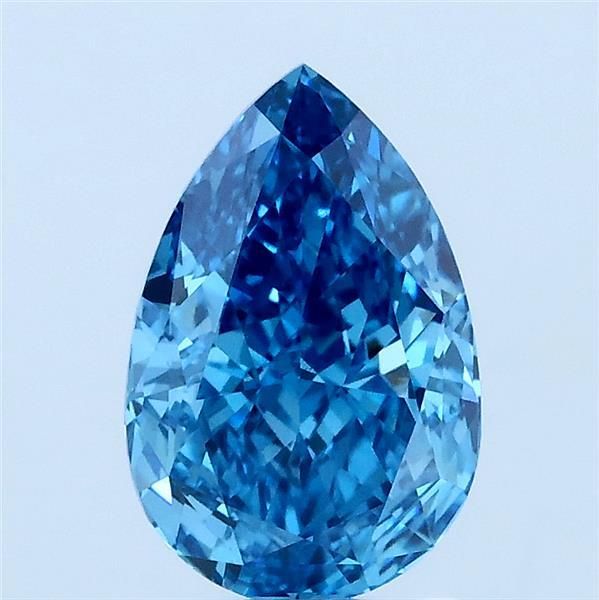 1.67 CT Fancy Vivid Blue PEAR